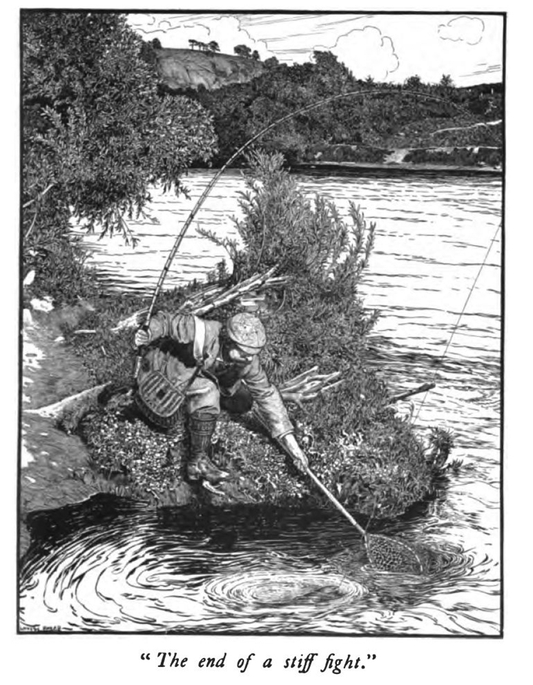 From The Speckled Brook Trout by Louis Rhead (1902)
